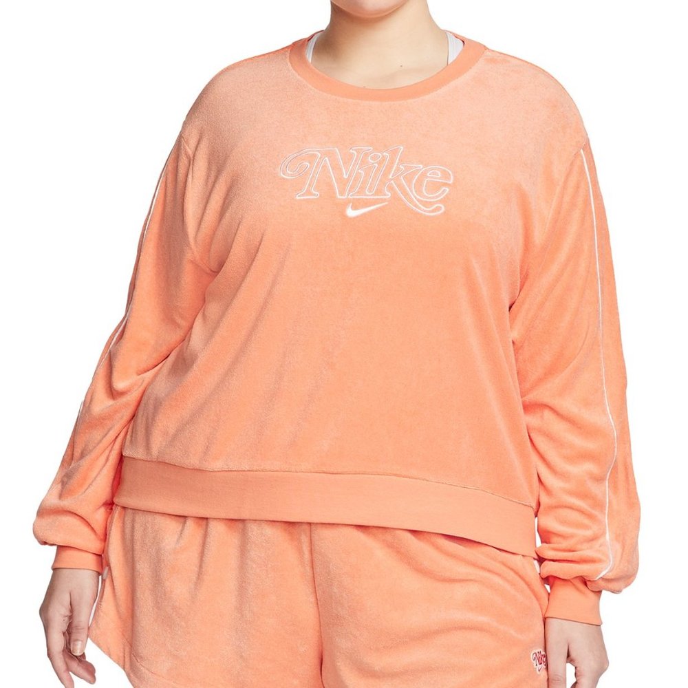 Nike cropped french terry sweatshirt